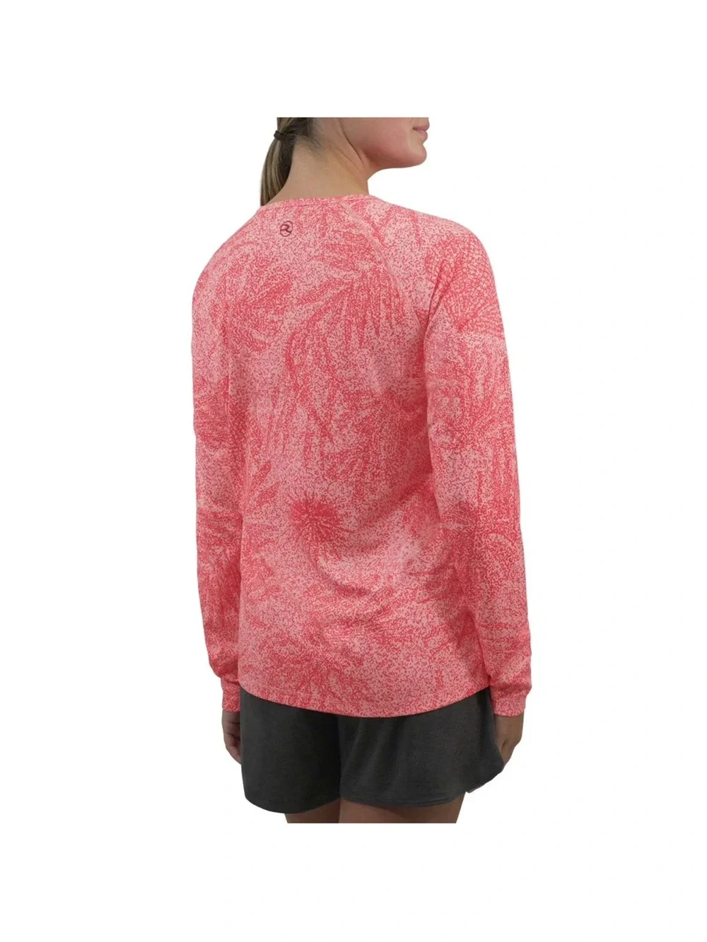 Women's Long Sleeve Performance Tee - Coral Pink - Picture 2 of 11